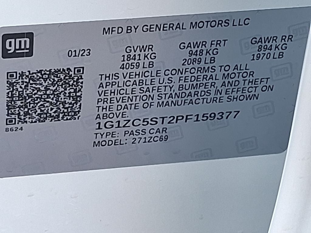 2023 Chevrolet Malibu 1FL