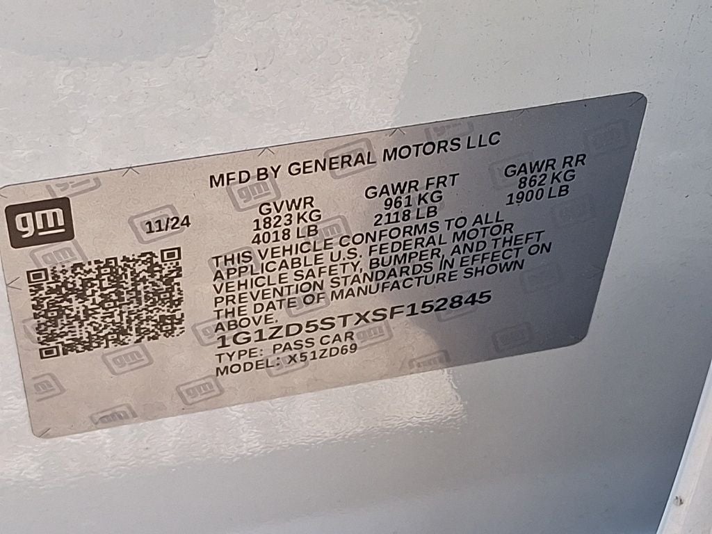 2025 Chevrolet Malibu LT 1LT