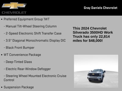 2024 Chevrolet Silverado 3500HD Work Truck