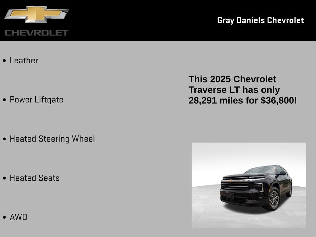 2025 Chevrolet Traverse LT 2LT