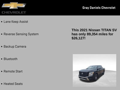 2021 Nissan Titan SV