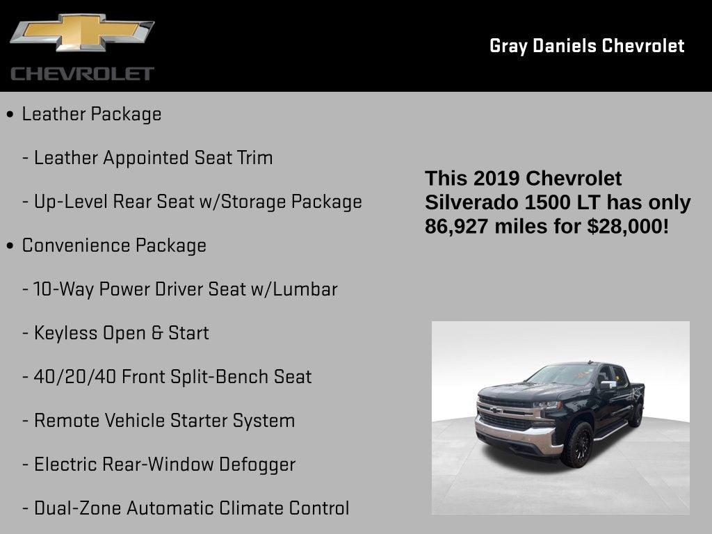 2019 Chevrolet Silverado 1500 LT