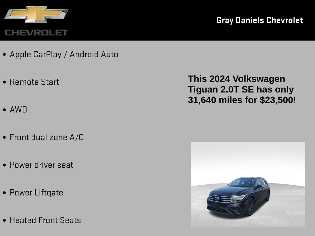 2024 Volkswagen Tiguan 2.0T SE