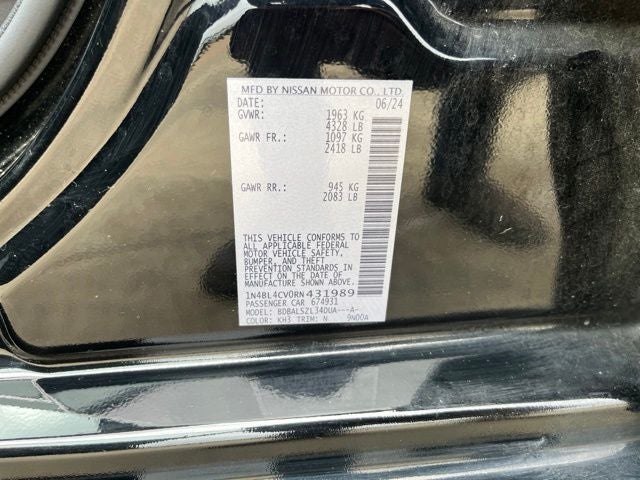 2024 Nissan Altima 2.5 SR