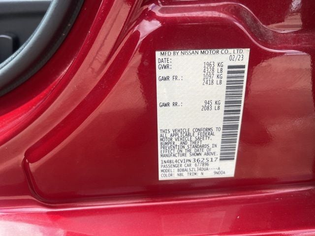 2023 Nissan Altima 2.5 SR