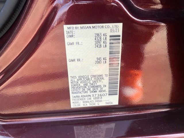2023 Nissan Altima 2.5 SV