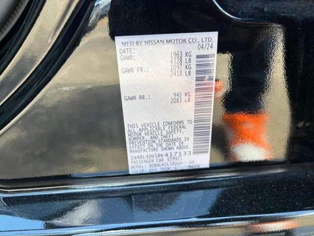 2024 Nissan Altima 2.5 SV