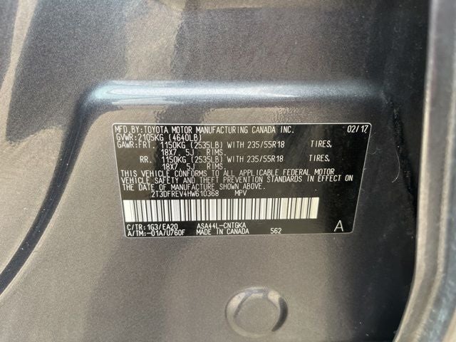 2017 Toyota RAV4 Limited