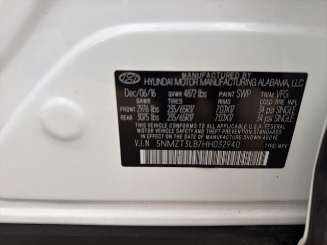 2017 Hyundai Santa Fe Sport 2.4 Base