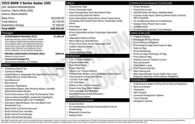 2025 BMW 3 Series 330i