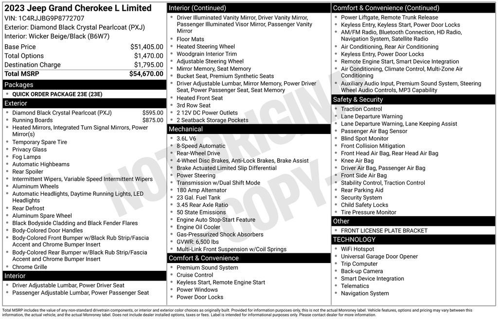 2023 Jeep Grand Cherokee L Limited