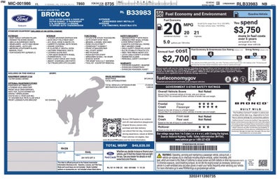 2024 Ford Bronco Outer Banks