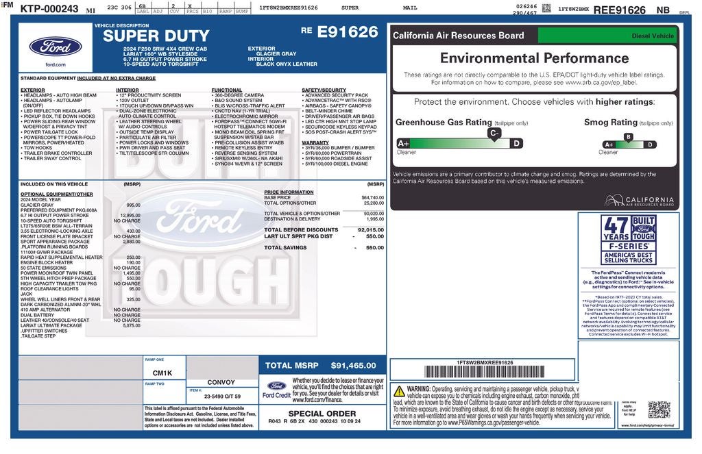 2024 Ford F-250SD Lariat