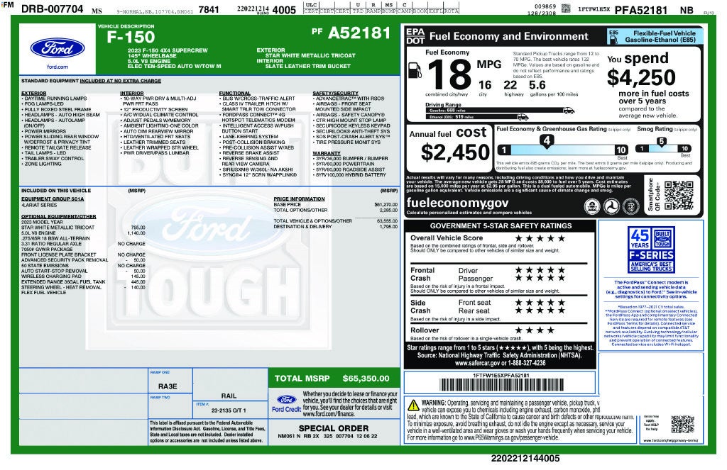 2023 Ford F-150 Lariat