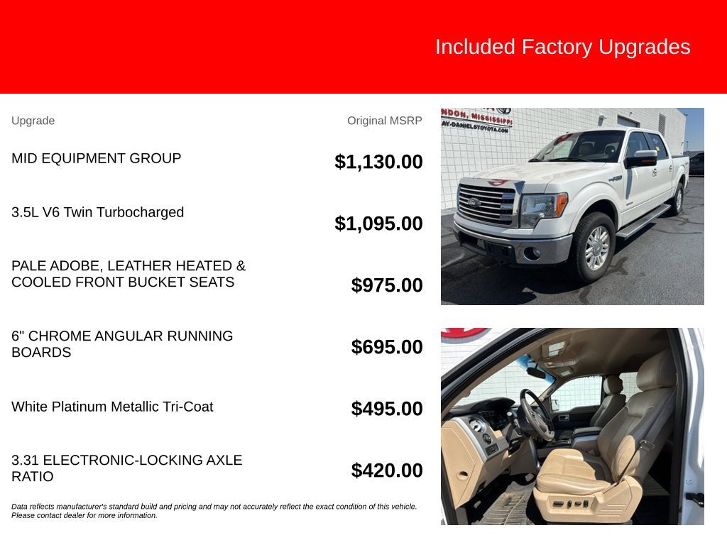 2013 Ford F-150 Lariat