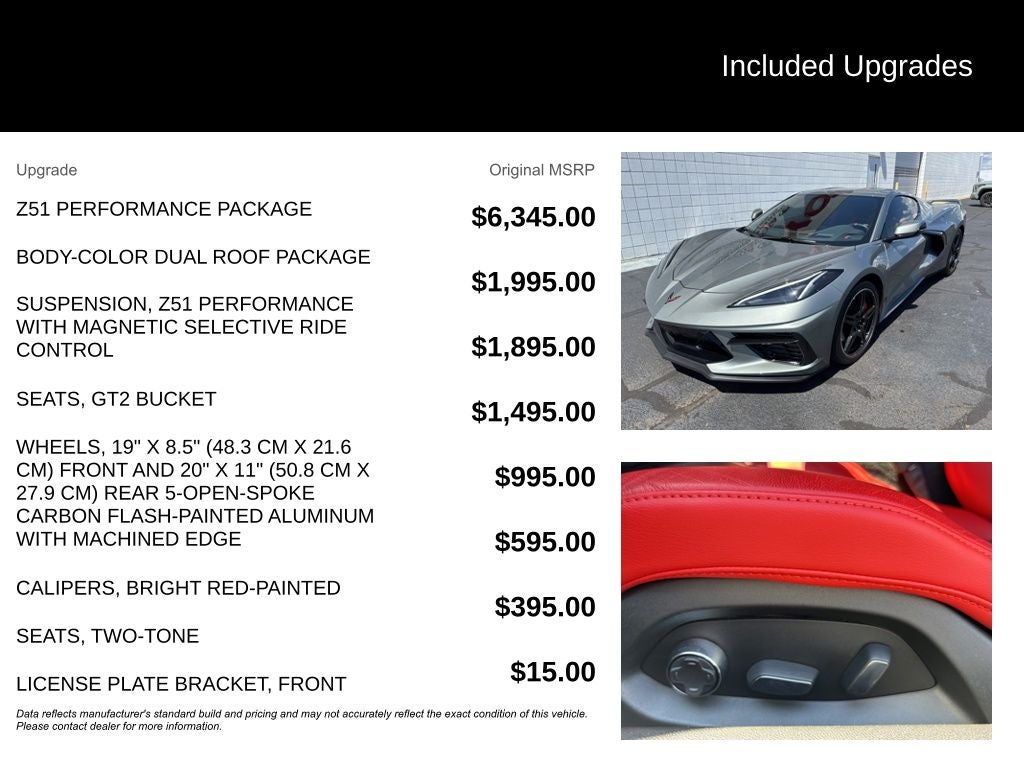 2022 Chevrolet Corvette Stingray 2LT