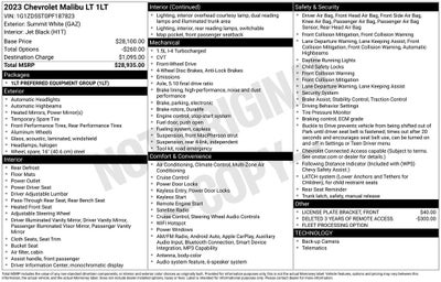 2023 Chevrolet Malibu LT 1LT
