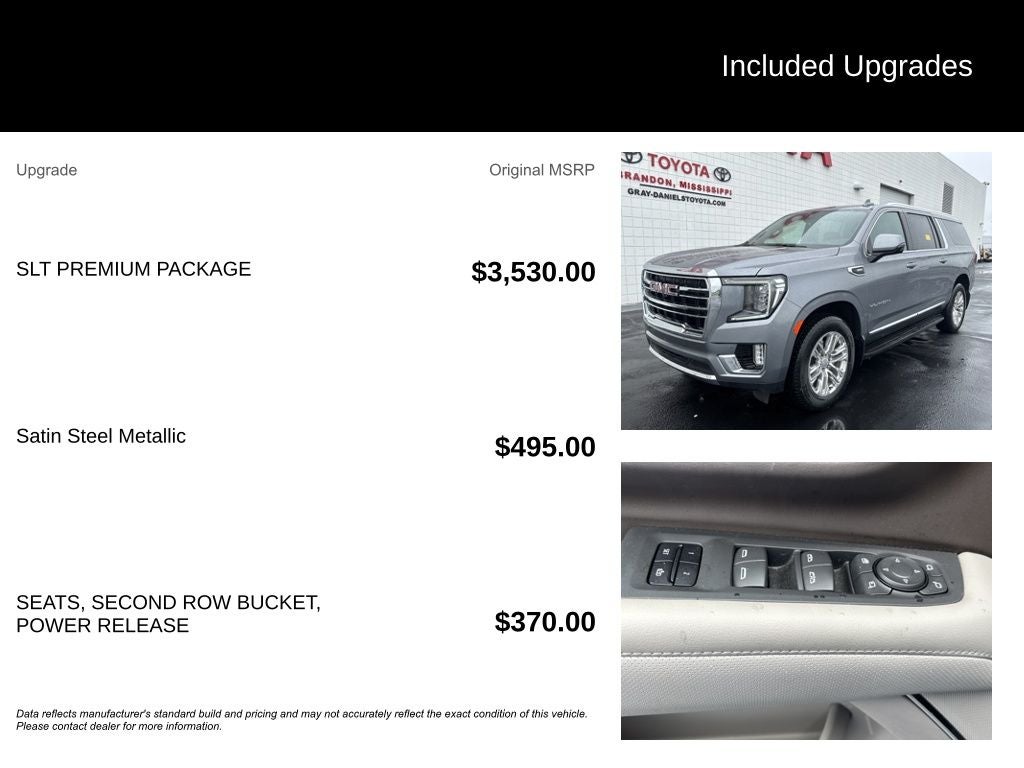 2022 GMC Yukon XL SLT