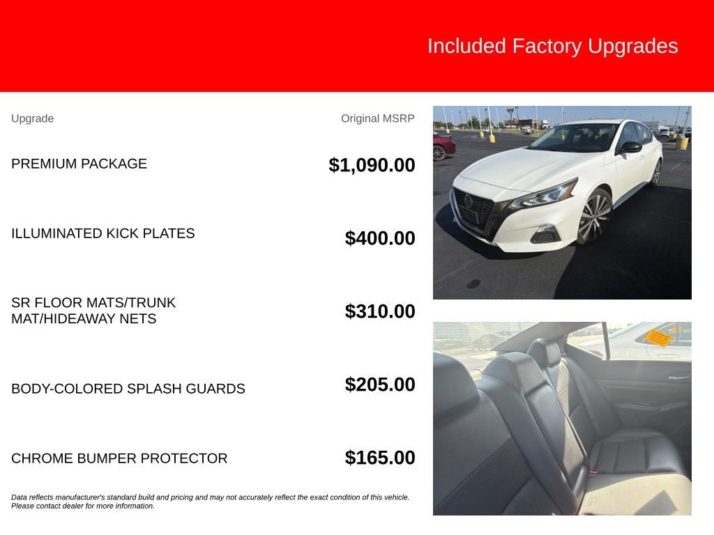 2020 Nissan Altima 2.5 SR