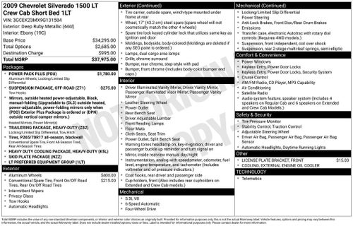 2009 Chevrolet Silverado 1500 LT