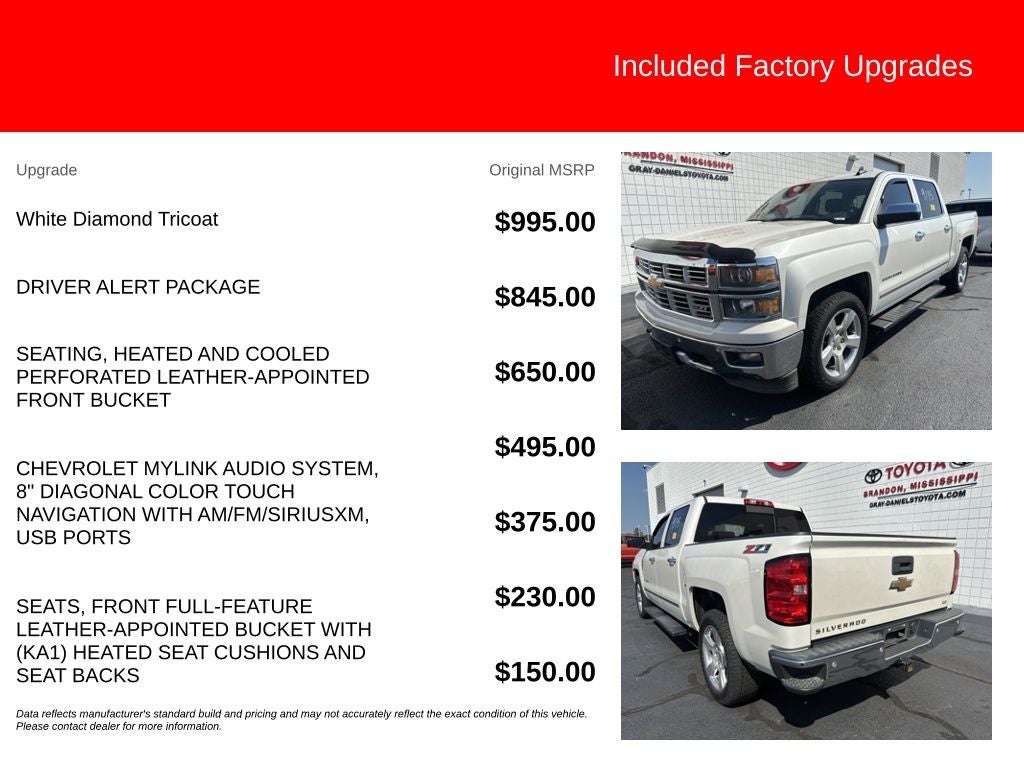 2015 Chevrolet Silverado 1500 LTZ 2LZ
