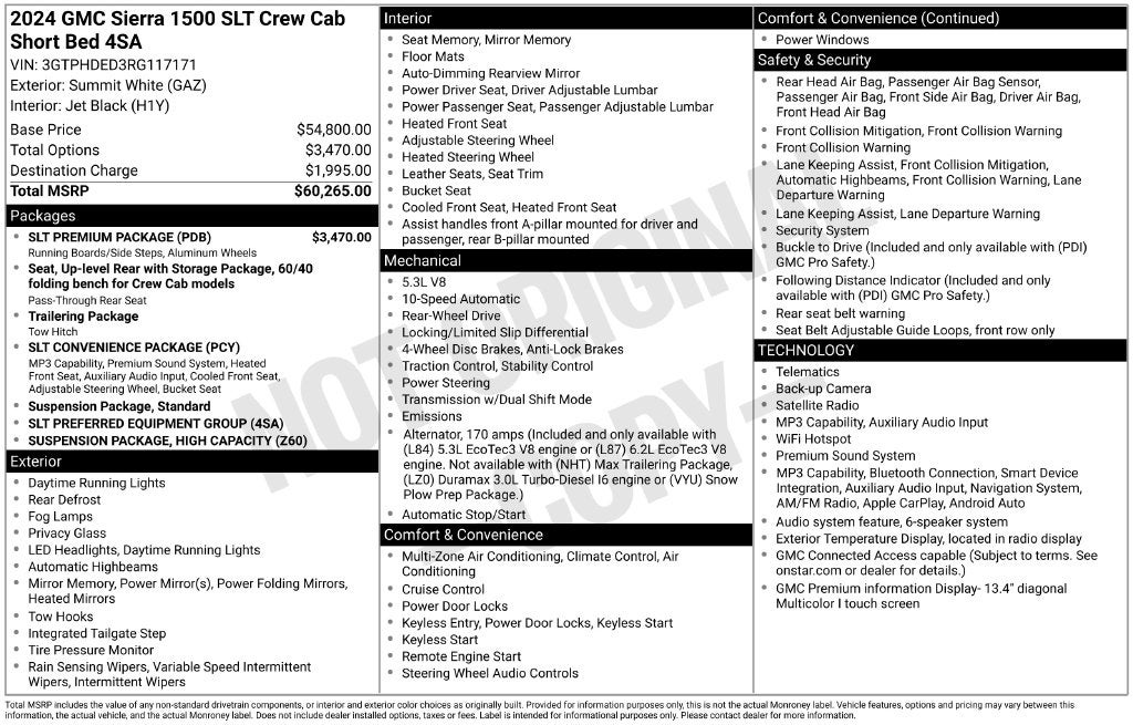 2024 GMC Sierra 1500 SLT