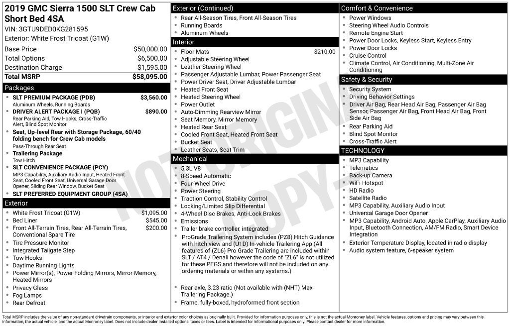 2019 GMC Sierra 1500 SLT