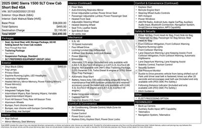 2025 GMC Sierra 1500 SLT