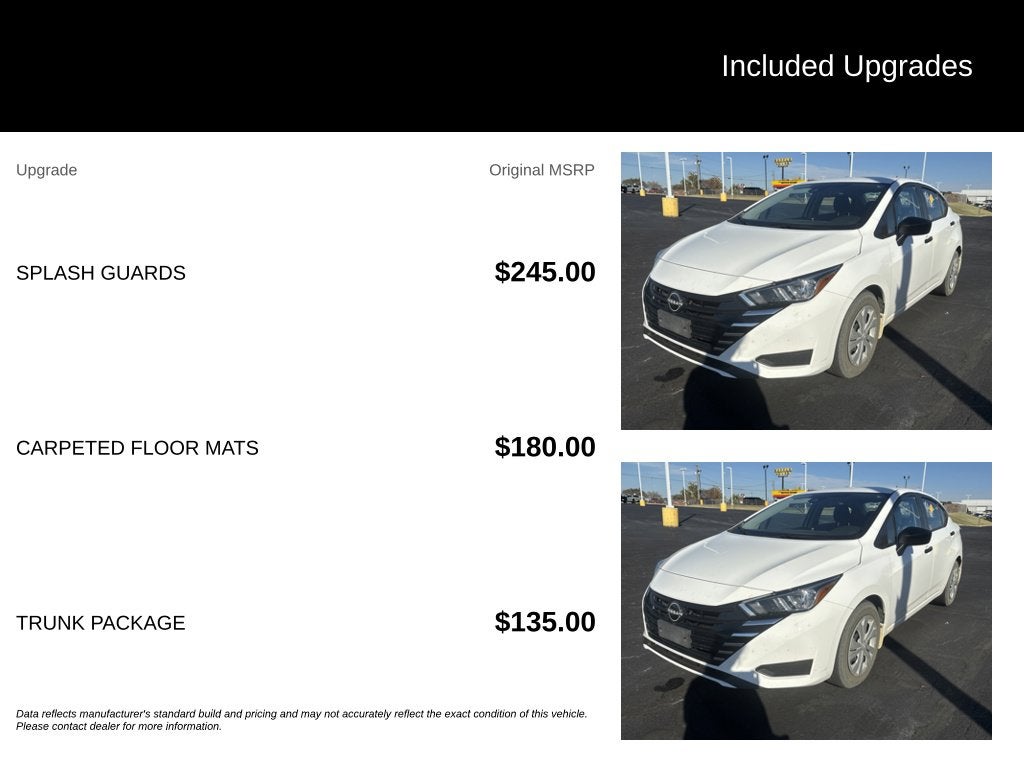 2024 Nissan Versa 1.6 S
