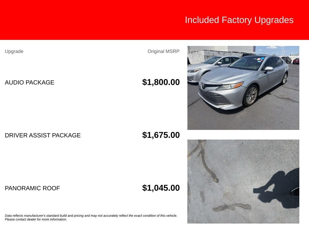 2018 Toyota Camry XLE
