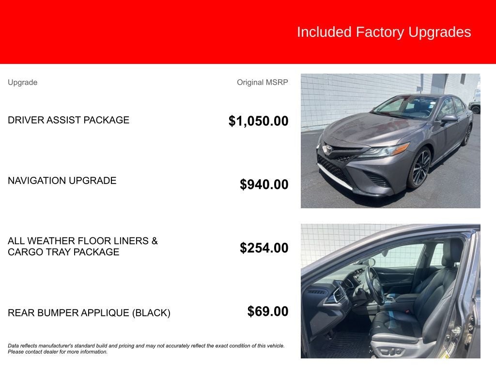2018 Toyota Camry XSE V6