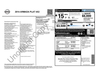 2014 Nissan Armada Platinum