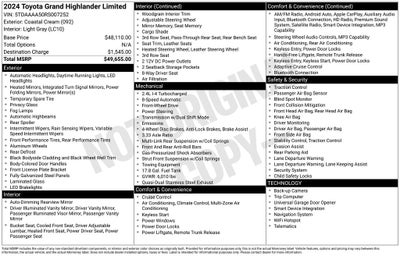 2024 Toyota Grand Highlander Limited
