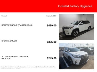 2018 Toyota Highlander Limited Platinum