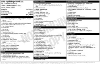 2015 Toyota Highlander XLE V6