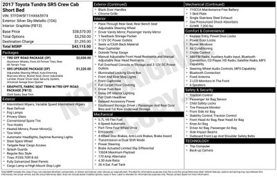 2017 Toyota Tundra SR5