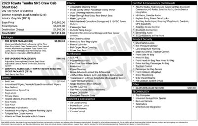 2020 Toyota Tundra SR5