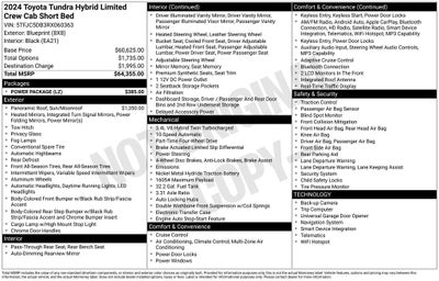 2024 Toyota Tundra Hybrid Limited