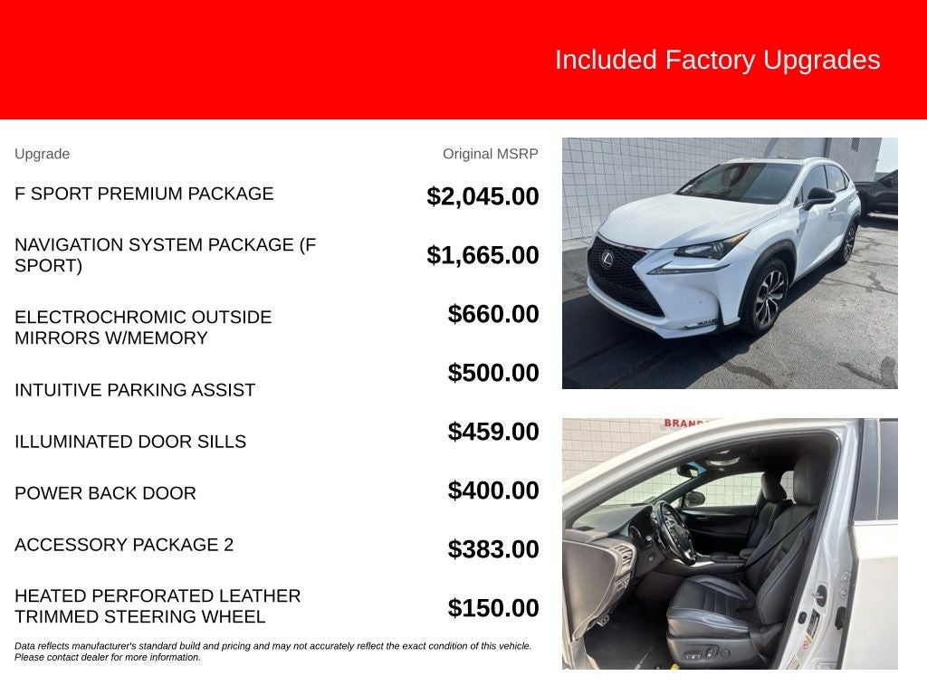 2017 Lexus NX 200t F Sport