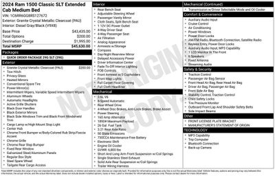 2024 RAM 1500 Classic SLT