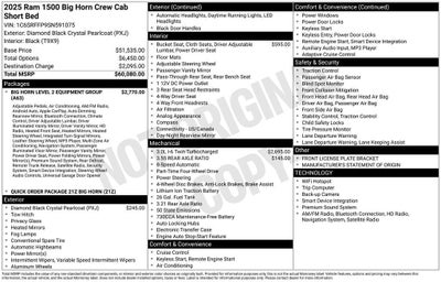 2025 RAM 1500 Big Horn