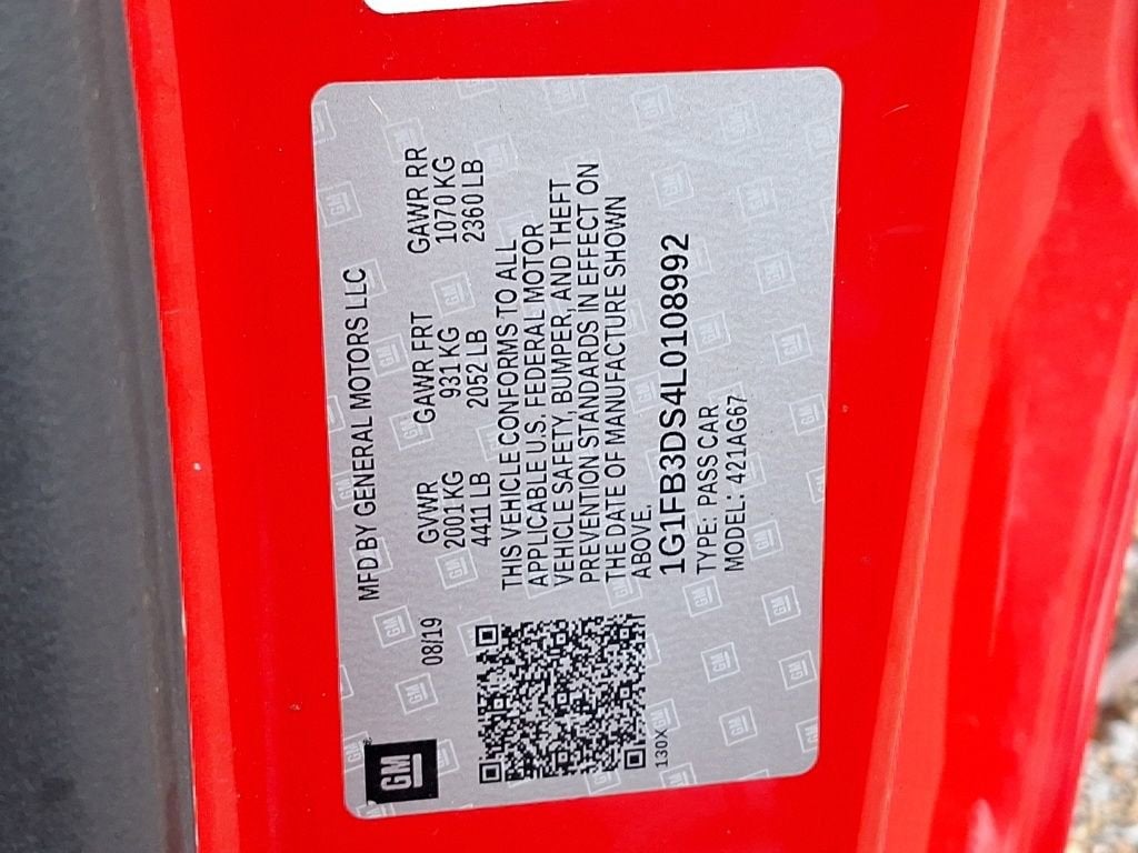 2020 Chevrolet Camaro 1LT