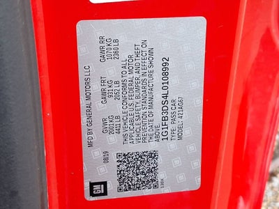 2020 Chevrolet Camaro 1LT