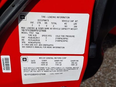 2000 Chevrolet Corvette NA