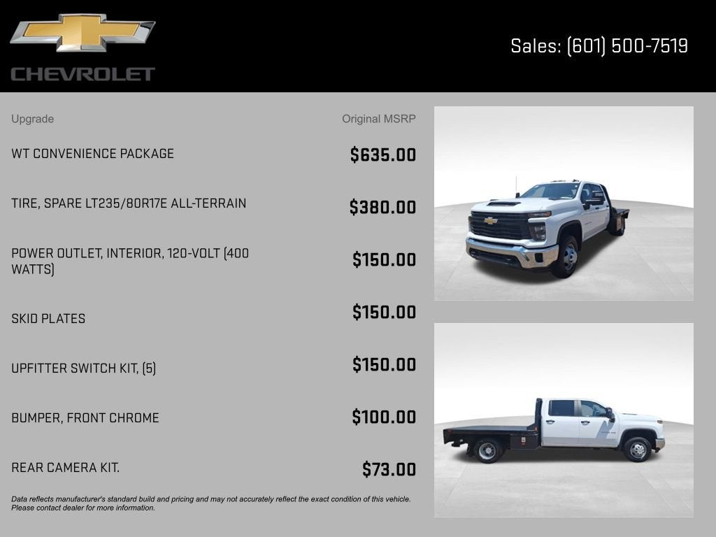 2025 Chevrolet Silverado 3500 HD Chassis Cab Work Truck