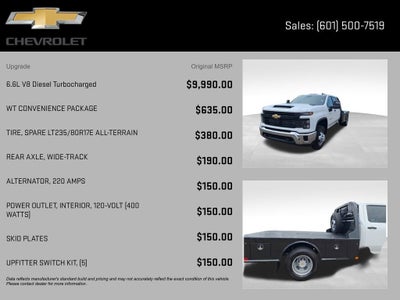 2025 Chevrolet Silverado 3500 HD Chassis Cab Work Truck