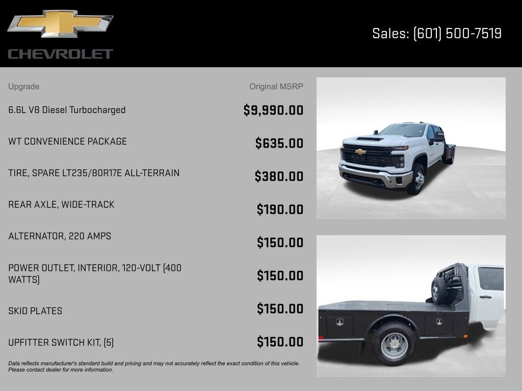 2025 Chevrolet Silverado 3500 HD Chassis Cab Work Truck