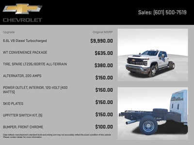 2025 Chevrolet Silverado 3500 HD Chassis Cab Work Truck