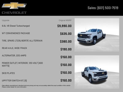 2025 Chevrolet Silverado 3500 HD Chassis Cab Work Truck