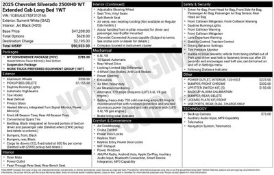 2025 Chevrolet Silverado 2500 HD WT